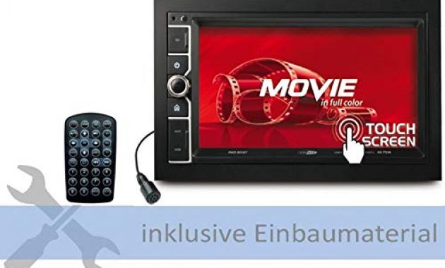 wunderbare caliber rmd801bt 2din bluetooth mit fernbedieung inkl einbauset fur toyota avensis t25 2003 2009 bild