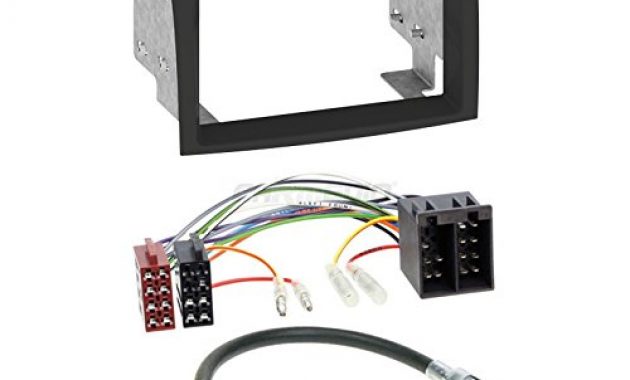 wunderbare carmedio fiat ducato iso ab 15 2 din autoradio einbauset in original plugplay qualitat mit antennenadapter radioanschlusskabel zubehor und radioblende einbaurahmen schwarz foto