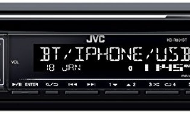 wunderbare jvc kd r891bt cd receiver mit bluetooth freisprechfunktion und audiostreaming schwarz bild