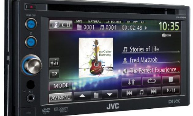 wunderbare jvc kw avx640 multimedia center dvdcd player 154 cm 61 zoll widescreen monitor touchscreen usb fur ipodiphone schwarz bild