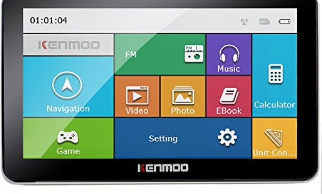 wunderbare kenmoo 178 cm zoll gps 8 gb tft lcd touchscreen auto gps navigation fur autolkw uk eu karten bild