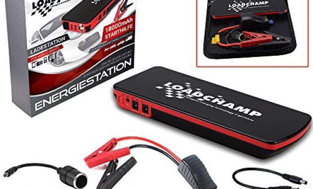 wunderbare loadchamp auto starthilfe power bank 18000mah jump starter booster foto