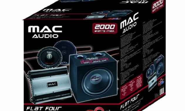 wunderbare mac audio flat four power package 4 kanal 4x250 watt bild