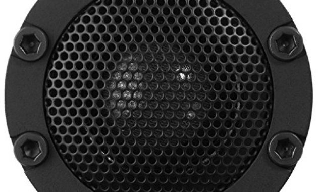 wunderbare monacor dt 284 dome tweeter paar top class hochtoner mit hohen pegelreserven und tiefer ankopplung auto speaker in kompakter abmessungen und rundem design 60 w 4 ohm in schwarz foto