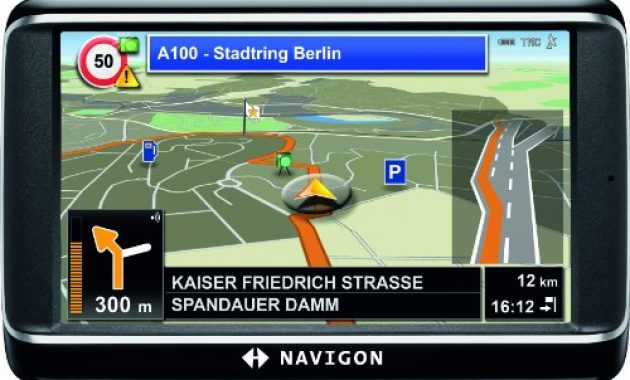 wunderbare navigon 40 plus navigationssystem 109cm 43 zoll display europa 43 tmc one click menu aktiver fahrspurassistent tts bild