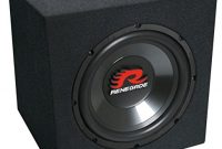 wunderbare renegade rxv1000 25cm auto bassreflex gehause subwoofer basskiste 500 watt maximal foto