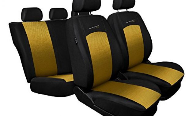 wunderbare saferide universal gold komplettset pkw sitzbezug fur auto sitzschoner set schonbezuge autositz autositzbezuge sitzauflagen sitzschutz sport line foto