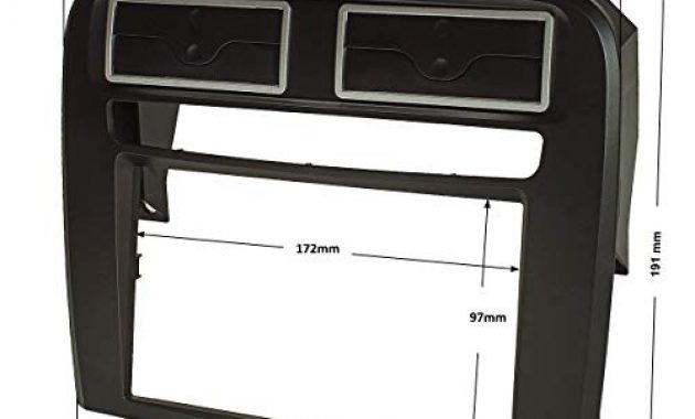 wunderbare tomzz audio 2414 046 doppel din radioblende passend fur fiat grande punto 199 2005 2009 schwarz foto