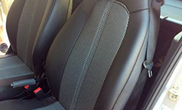 wunderbare topcar athens zwei autositzbezuge aus synthetischem und kunstleder 100 passgenau sitzbezugesets farben schwarz und grau 452 foto